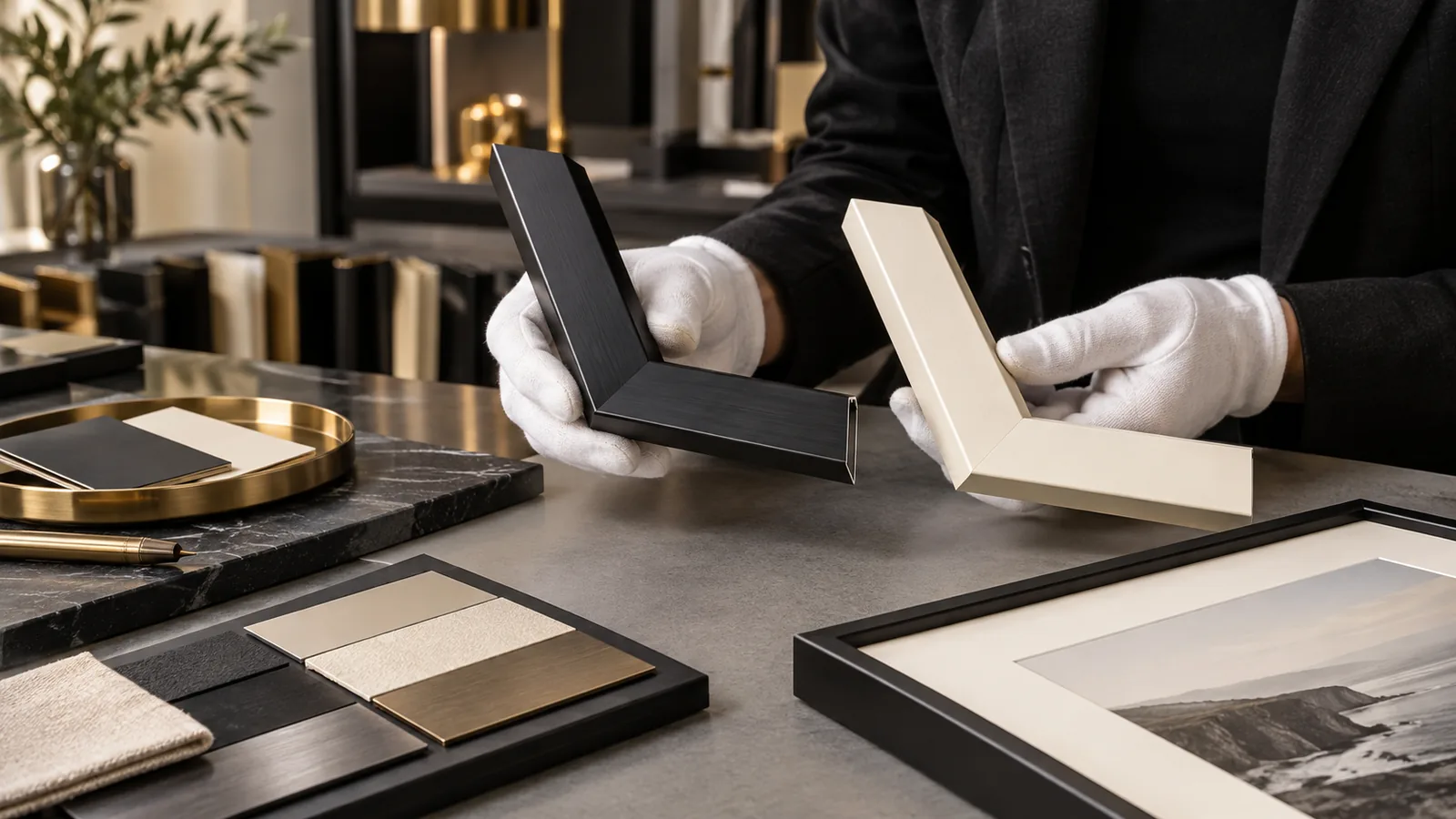 Anodized vs Powder-Coated Aluminum Display Frames: A Buyer Finish Specification